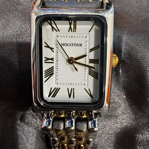 Holstour Silver and Gold Watch